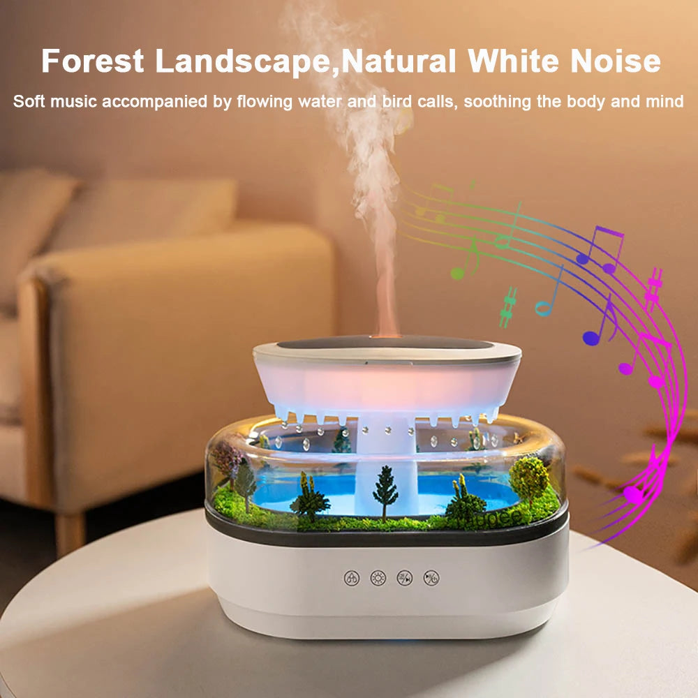 Rain Cloud Air Humidifier(White Noises)