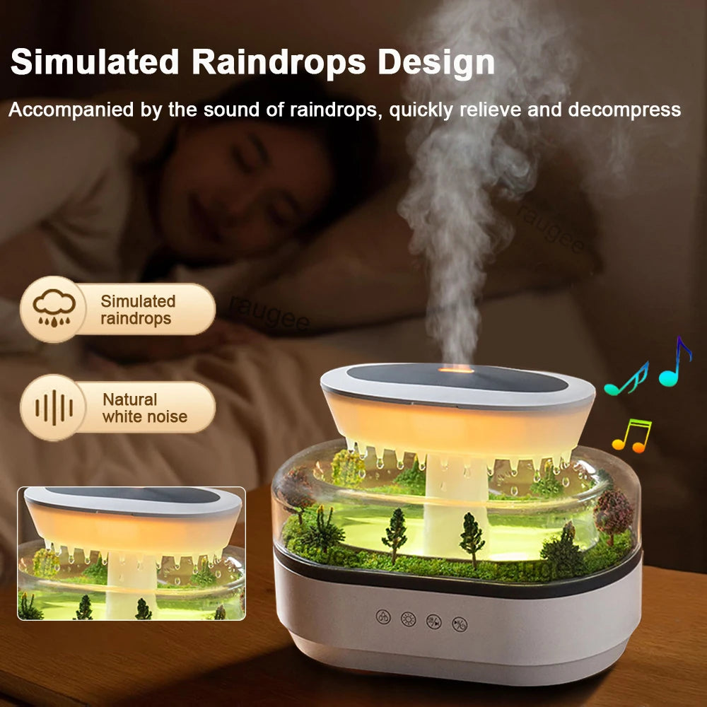 Rain Cloud Air Humidifier(White Noises)